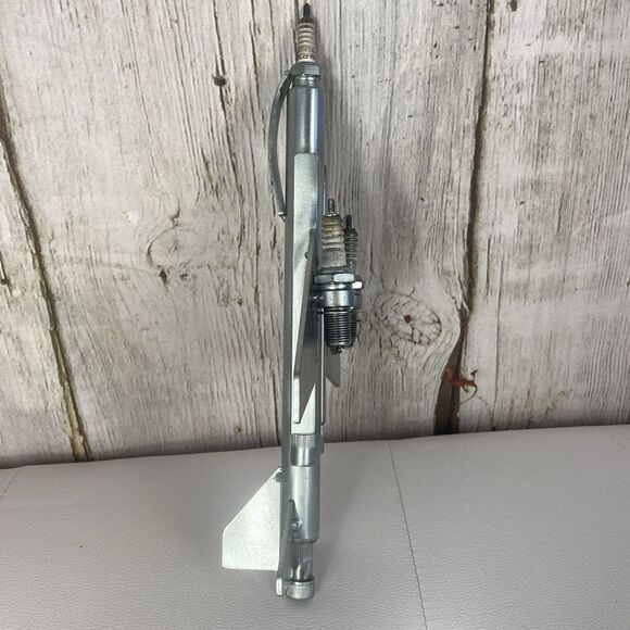 Welded Fighter Jet Sculpture Handmade - Picture 3 of 7